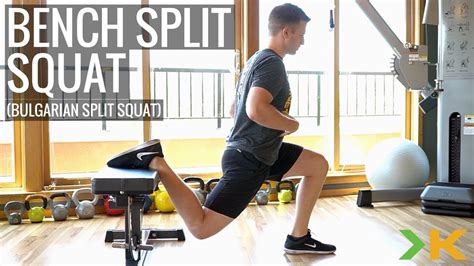 How To Do A Bench Split Squat Bulgarian Split Squat Youtube