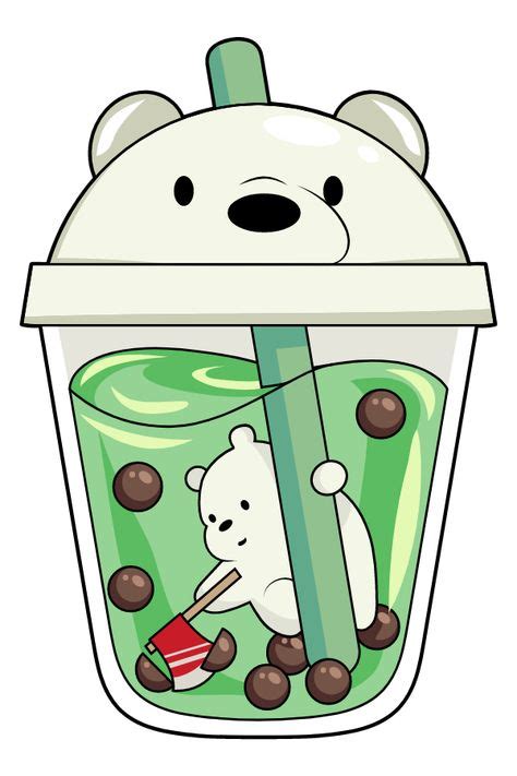 23 Cute Little Cartoons Holding Boba Tea Ideas In 2021 Cute Kawaii