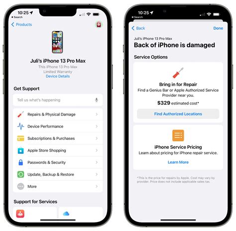 Apple Updates Support App With Repair Cost Estimates In Some Locations