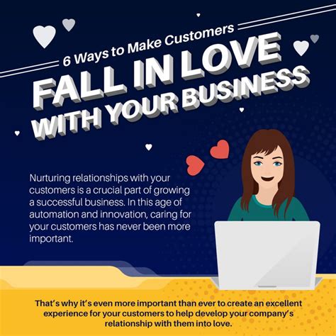 6 Ways To Make Customers Fall In Love With Your Business Ographic