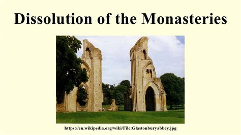 Dissolution Of The Monasteries Youtube