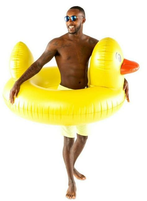 giant 4 ft inflatable rubber duckie ducky duck pool float raft bigmouth inc ebay