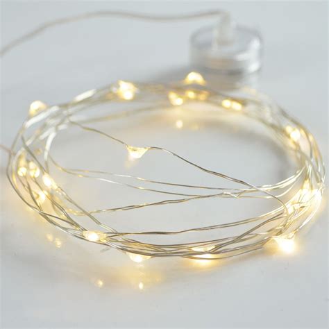 Floral Fairy Lights Submersible Leds And Battery Pack 9 Ft Warm White