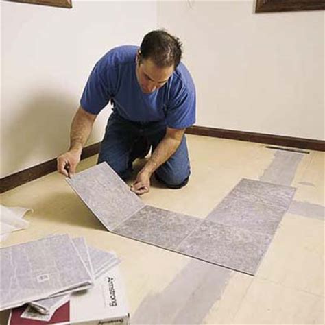 Keep the following common if you do not space your tiles evenly, you will make some tiles more liable to loosen. Start tiling at the room's center | How to Lay a Vinyl ...