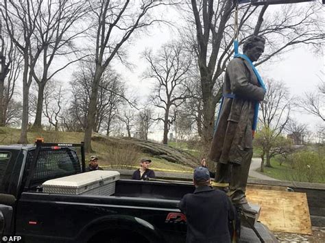 statue of controversial gynecologist removed from ny s daily mail online