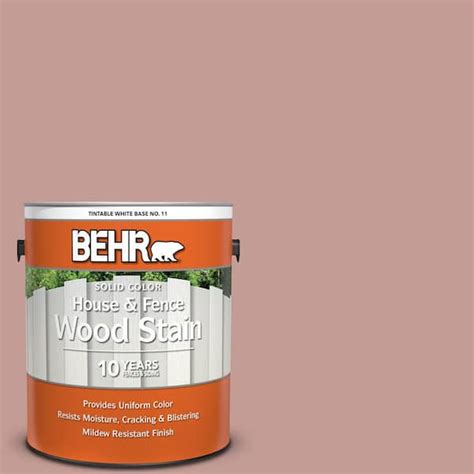 Behr 1 Gal S170 4 Retro Pink Solid Color House And Fence Exterior