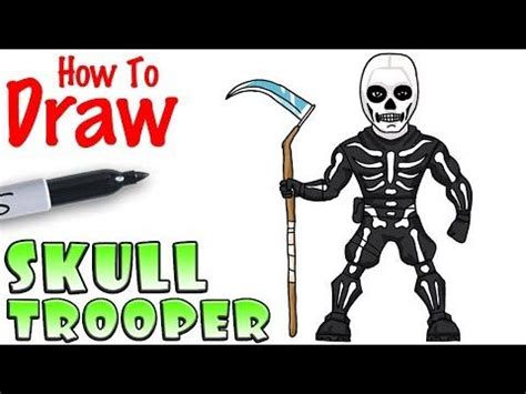 Tekenen video fortnite wasserspeicher podval. How to Draw Skull Trooper | Fortnite - YouTube | Tekenen