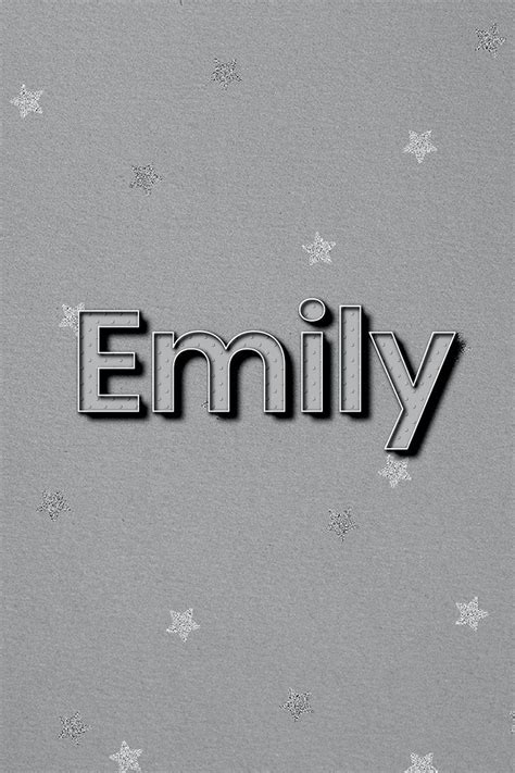 Emily Name Polka Dot Lettering Font Typography Free Image By Rawpixel