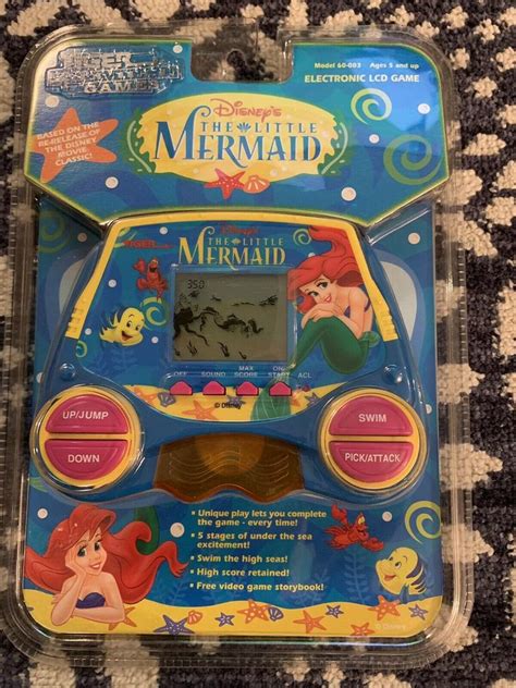Disneys The Little Mermaid Tiger Electronics Handheld Game 1997 New