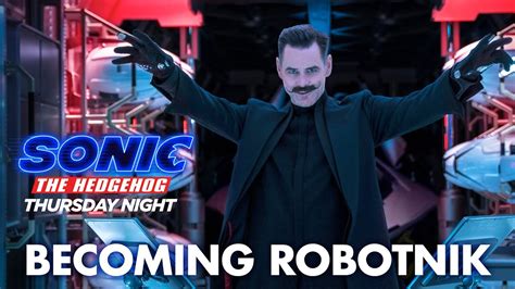 Sonic The Hedgehog 2020 Becoming Robotnik Paramount Pictures
