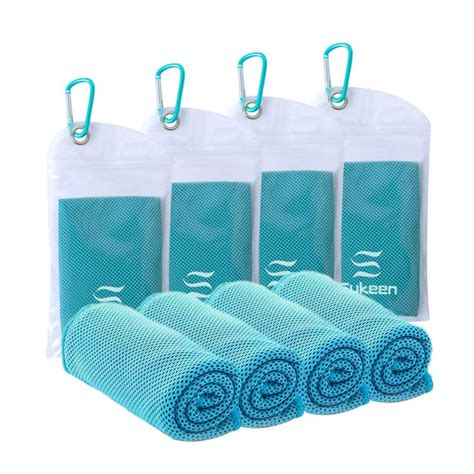 4 Pack Cooling Towel 40x12ice Towelsoft Breathable Chilly Towel