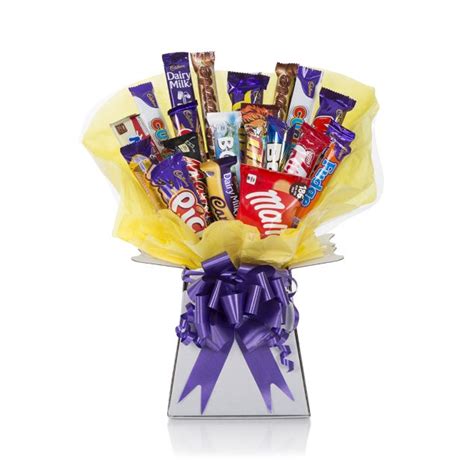 Send chocolates ferrero rocher chocolates chocolate delivery chocolate hampers chocolate pack red carnation line flower asiatic lilies romantic flowers. Large Chocolate Bouquet Gifts | Sweeties & Chocolates Gift ...