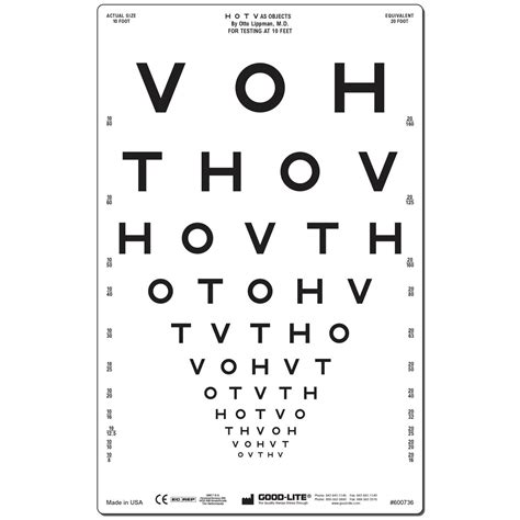 School Health Pb251 Hotv Vision Chart