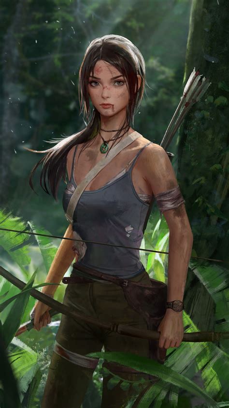 1440x2560 Tomb Raider Lara Croft Artwork Samsung Galaxy S6,S7 ,Google ...