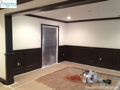 1) prep wall by removing baseboard. Renovation Rehab: Let the Painting Commence!