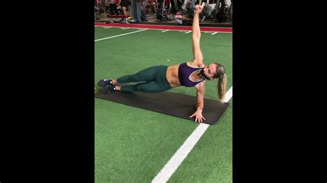 Side Plank Db Rotations Youtube