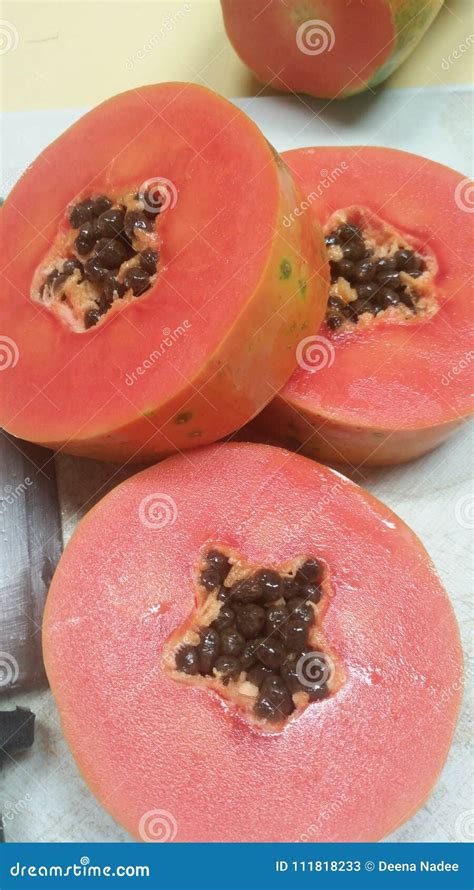 Orange As Papaya Fruits Stock Image Image Of Papaya 111818233