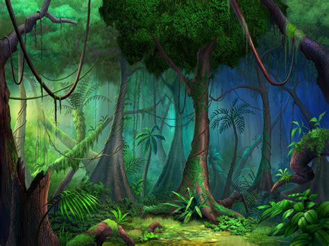 Rain Forest Wall Mural By Philip Straub Wallsauce Uk Forest Wall
