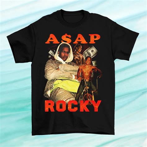 Asap Rocky Shirt Asap Rocky Vintage Bootleg Rap T Shirt Asap Etsy