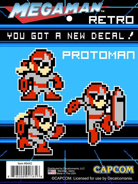Mega Man 8 Bit Proto Man Decal