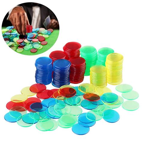 300pcs Plastic Tokens Pro Count Bingo Chips Markers Bingo Chips For