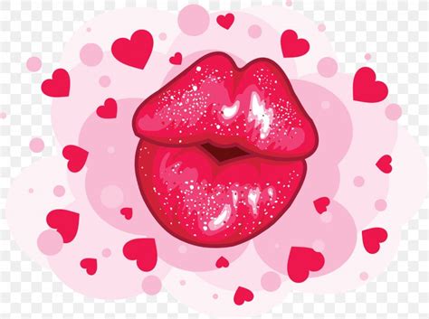 Draw Cartoon Kiss Lips