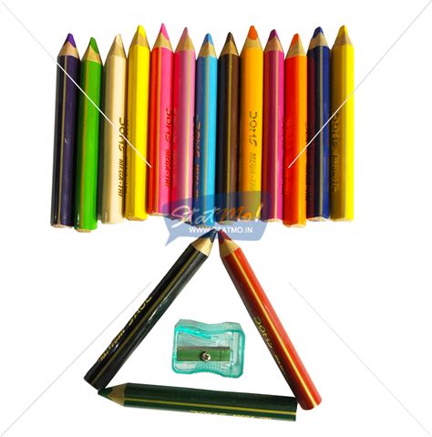 Doms Mega Triangle Colour Pencils 16 Shades The Largest