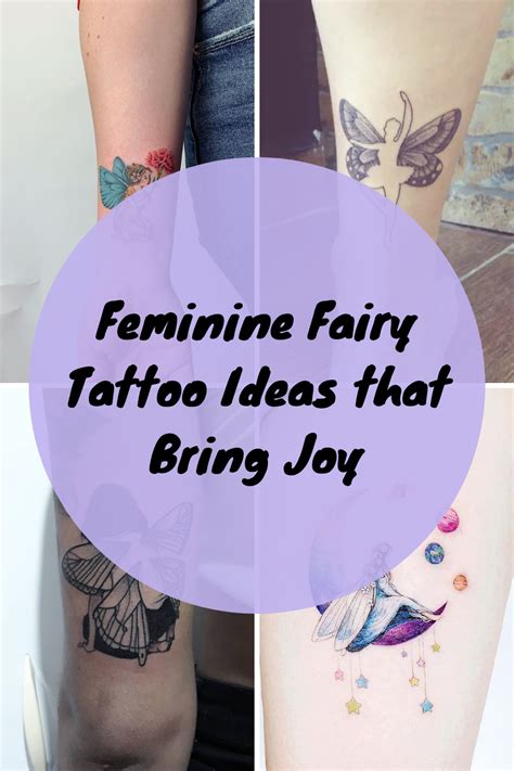 Small tinkerbell fairy tattoo designs: Feminine Fairy Tattoo Ideas that Bring Joy - tattooglee ...