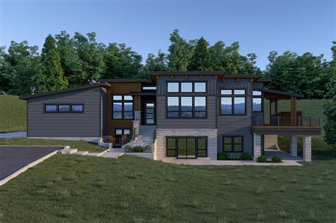 Jwr Design Modern Lake House House Plans Contemporary Style Homes