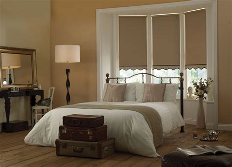 I awoke with red blotches on my forehead. Beige blackout blinds for the bedroom from Apollo Blinds ...