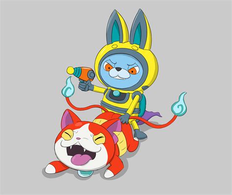 Rule 34 Anal Anal Sex Feline Gun Hand On Ass Jibanyan Lagomorph Male Male Only Mammal