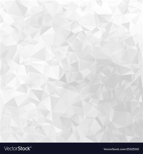 White Geometrical Background Triangular Royalty Free Vector