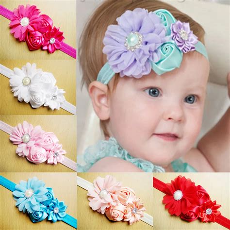 Buy Baby Girl Hair Bow Headband Diy Bow Flower Elastic