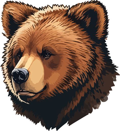 Bear Head Png Transparent With Ai Generative 31382947 Png