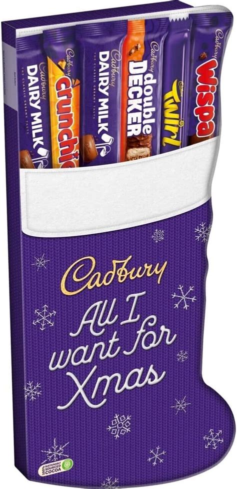 cadbury large stocking milk chocolate selection box 179g christmas t for her ebay