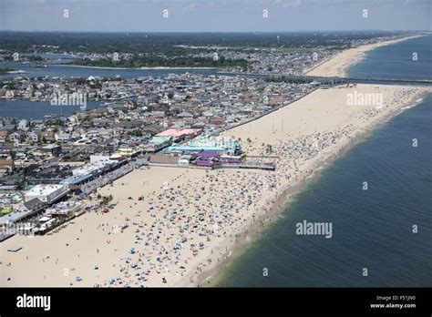 Aerial View Of Point Pleasant Beach New Jersey Stock Photo Alamy