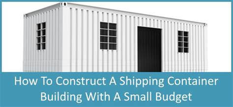 Diy Shipping Container Homes Cost - miaeroplano