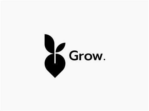 Grow 2 Plant Logos Logo Design Architectural Sketch
