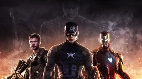 5120x2880 Captain America Iron Man Thor Avengers 5k