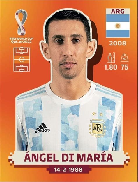 jugadores mundial qatar 2002 argentina angel di maria cartas de fútbol consejos de fútbol