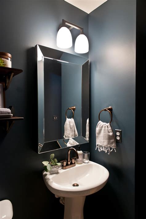 Famous Small Powder Room Mirror Ideas References