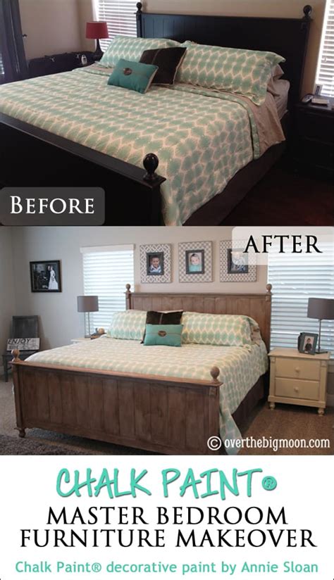 This little estate master bedroom furniture redo solid overly. Chalk Paint Master Bedroom Furniture Makeover - Over The ...