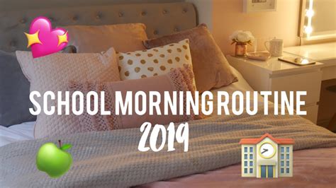 School Morning Routine💛 Youtube