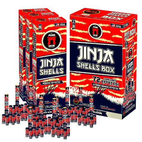 Jinja Shells Box X Tra Large Canister Box Kit From Pyro Jinja Elite