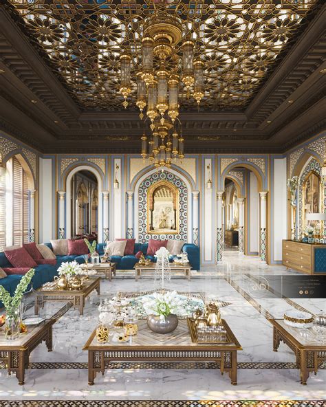 Luxury Arabian Majlis And Dining Space On Behance
