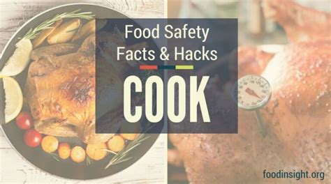 Food Safety Facts And Hacks Cook Food Insight