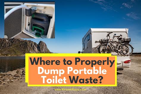Where To Properly Dump Portable Toilet Waste