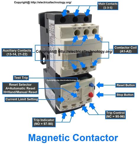 Schematic Of A Contactor
