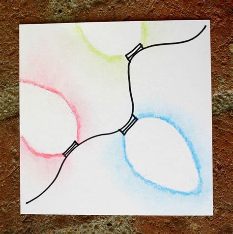 Maybe you would like to learn more about one of these? Christmas Light Chalk Stencil Art for Kids | Christmas art ...