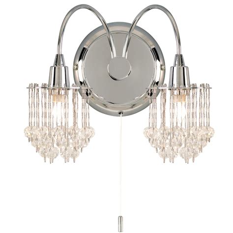 Polished Chrome Wall Light 850 2ch The Lighting Superstore